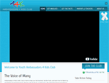 Tablet Screenshot of a4kclub.org